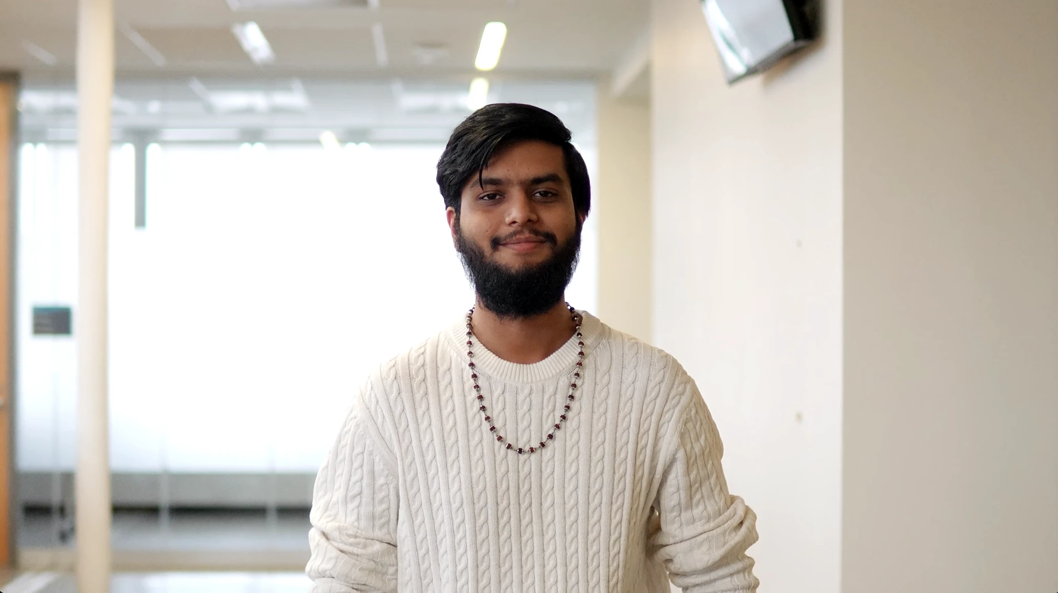 Mitul Jayeshkumar Madhu, an international student in the Master of Chemical Sciences program.