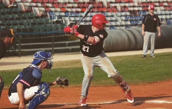 Chris at Bat with Central Ontario Reds