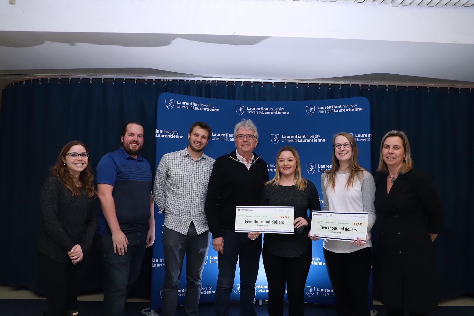 Group of the Voyageurs' Innovation Challenge winning team