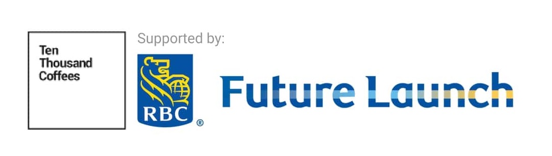 Ten Thousand Coffees supported by: RBC Future Launch logo