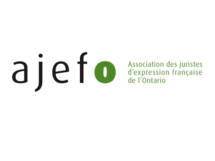 Logo of the Association des juristes d'expression française de l'Ontario