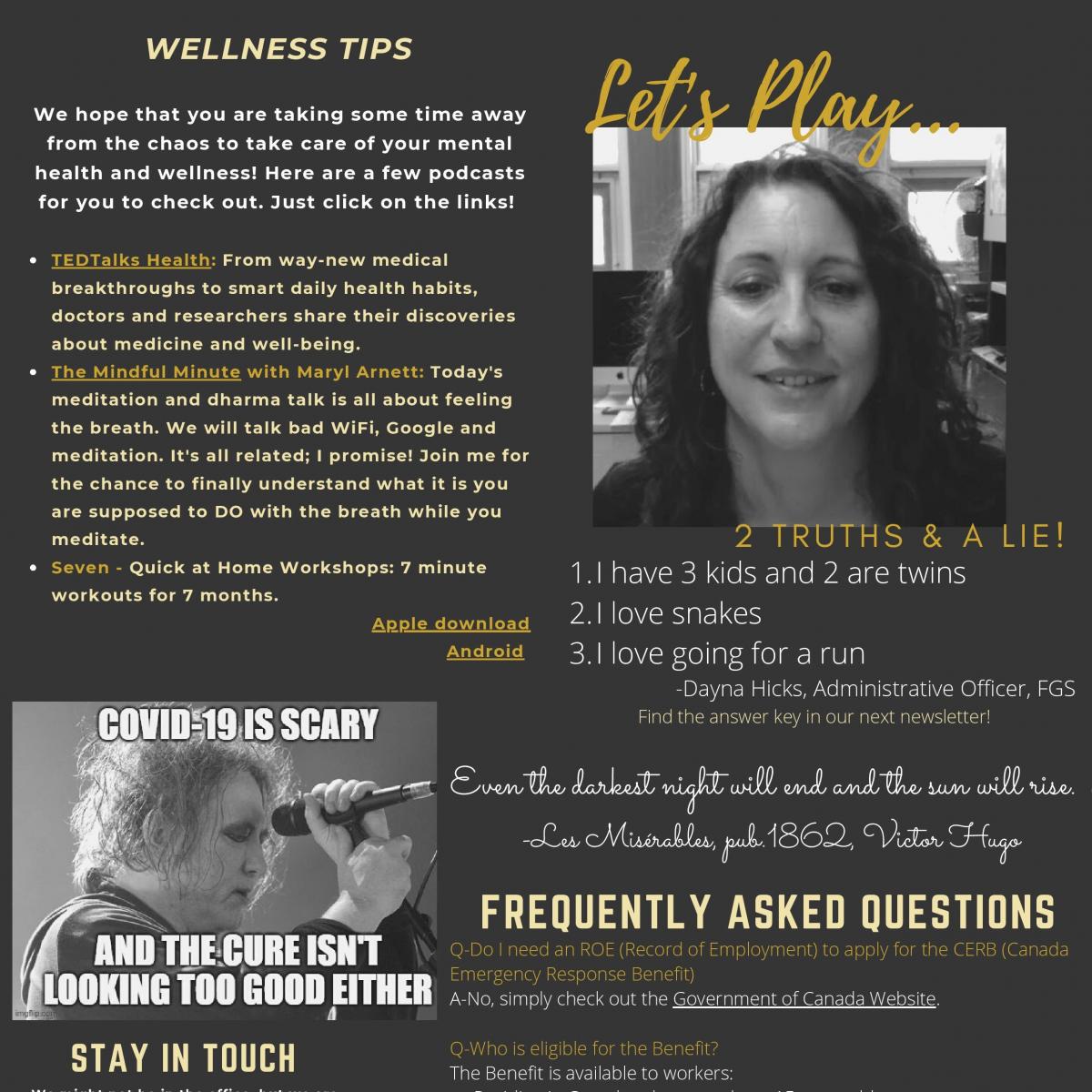 Wellness tips collage 
