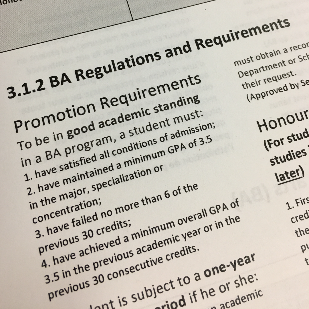 3.1.2 BA Regulations and Requirements sheet