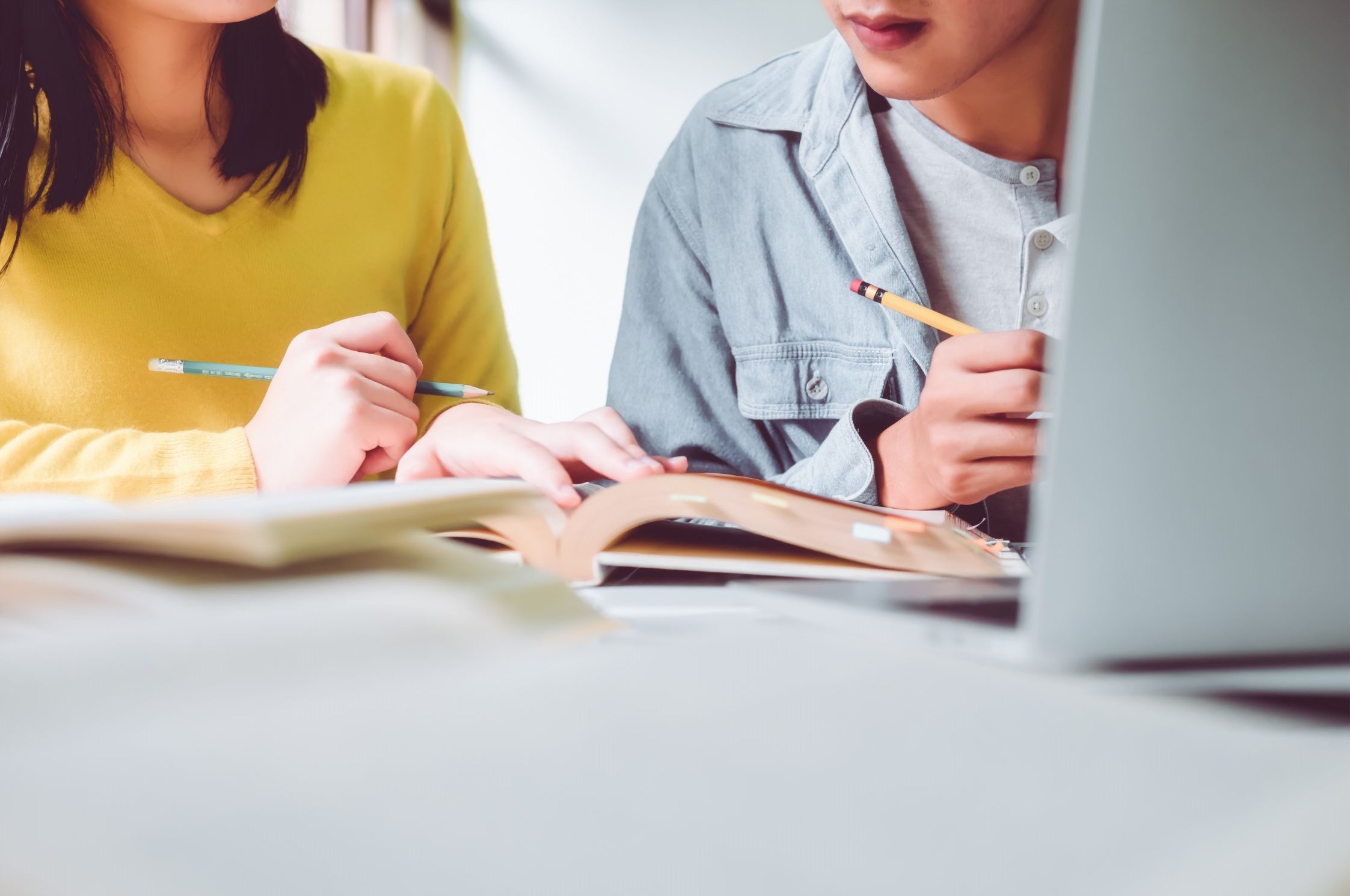 Students in class