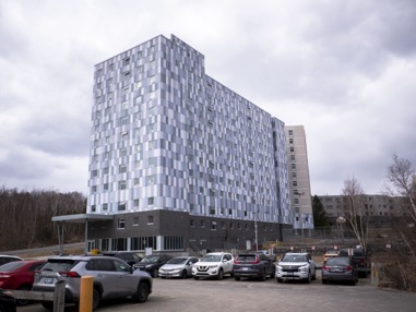 The East Residence building at Laurentian University.