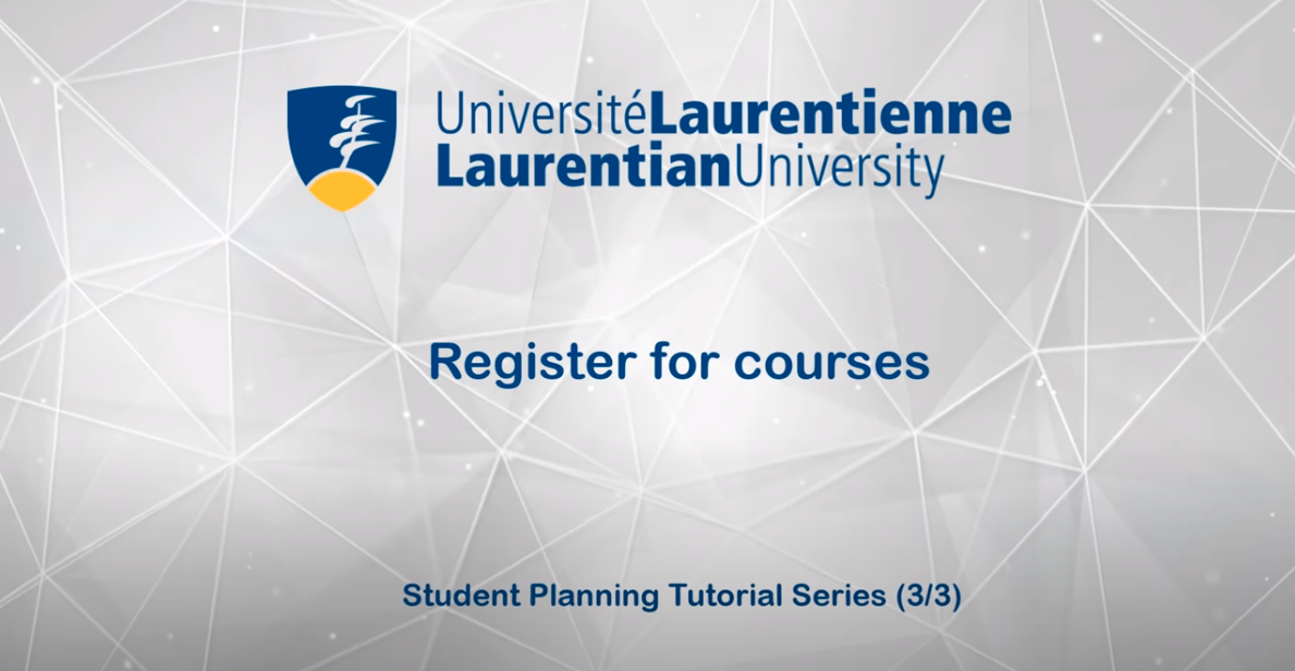 Register for courses slide