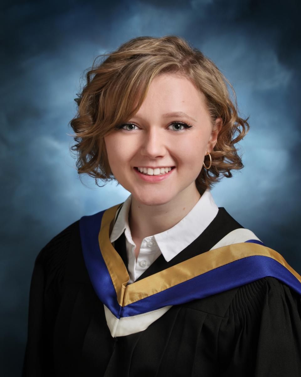 Lacey Hambleton will celebrate her academic achievements at Spring convocation 2022. 