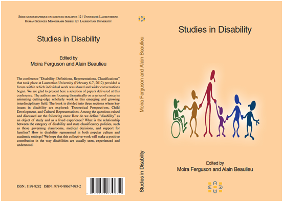 Image de couverture de Studies in Disability