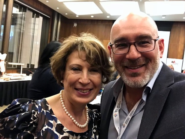 Dr. Schulte-Hostedde with Dr. Mona Nemer