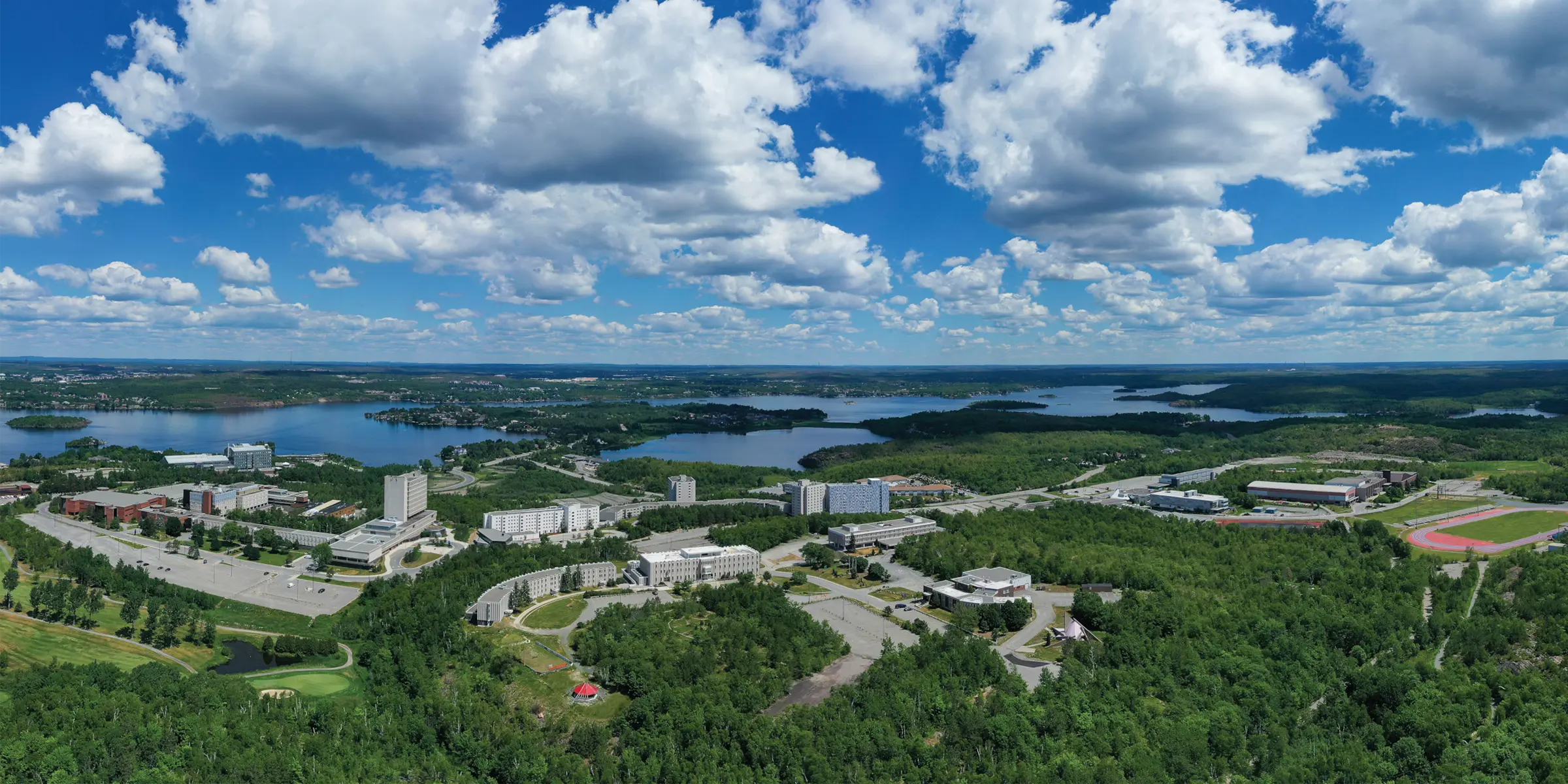 Laurentian University Campus - Ariel Summer