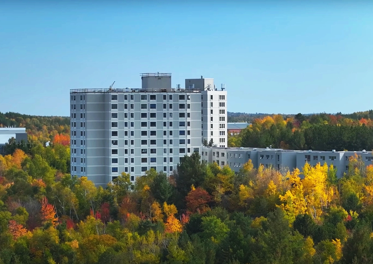 The University College Residence building.