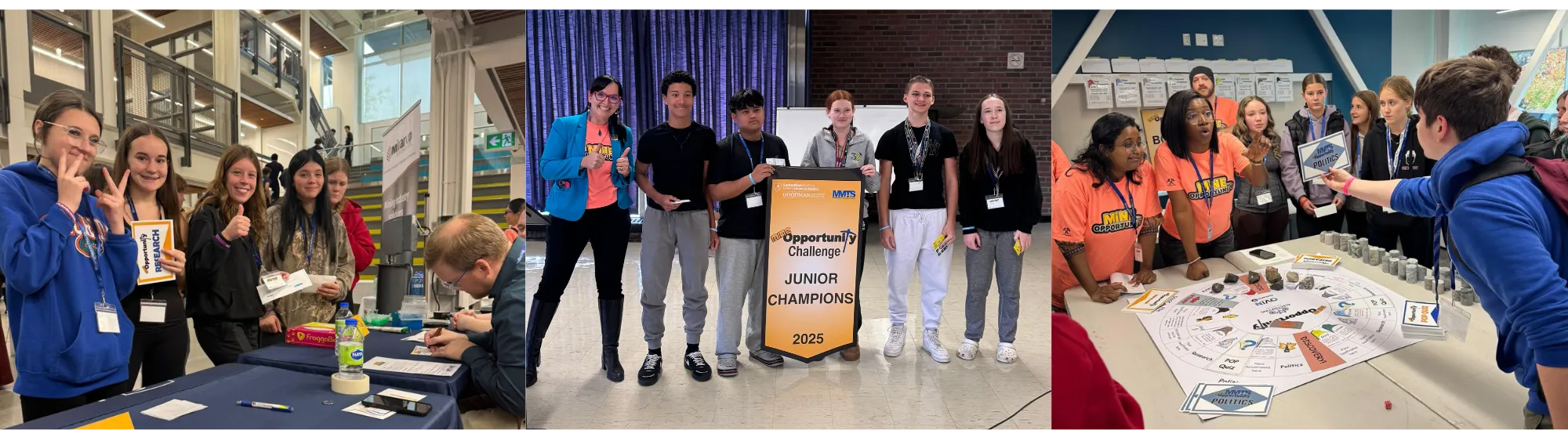 High school students participate in the MineOpportunity Challenge, hosted at Laurentian University.