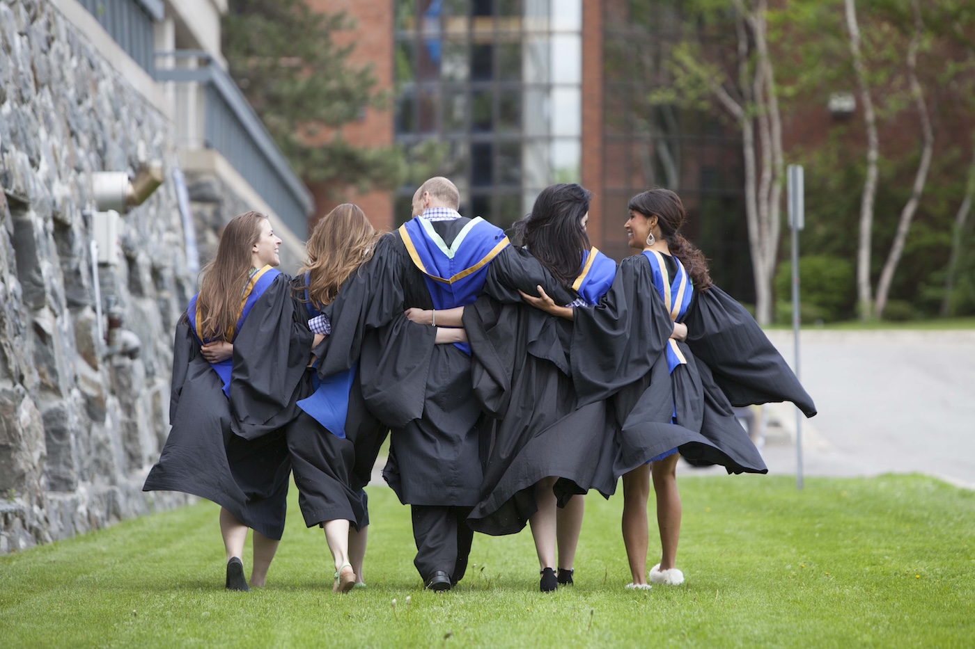 Graduates Walking