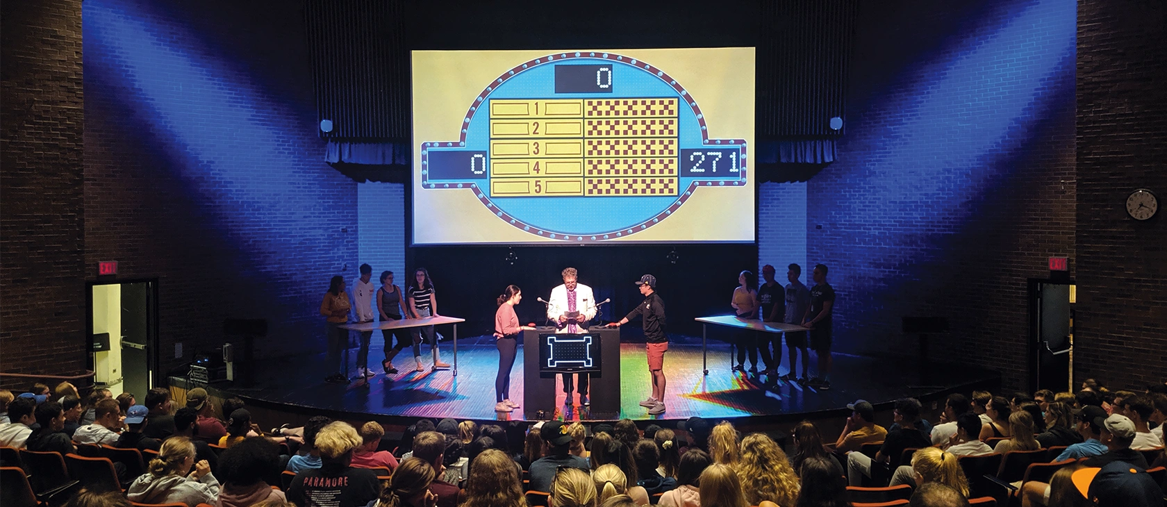Laurentian University students playing Family Feud.