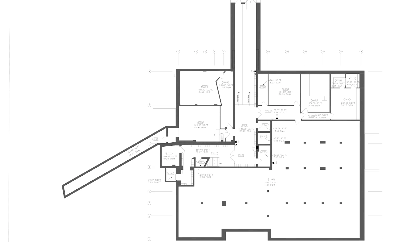 Classroom building floor 0 floorplan