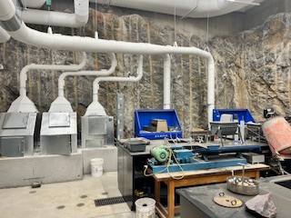 Inside the Soil and Rocks lab