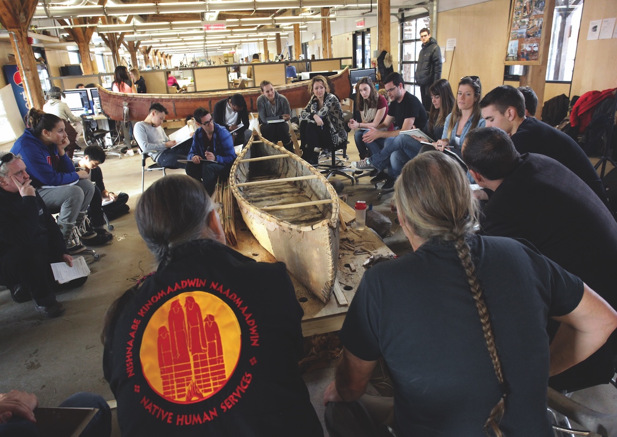 A depiction of work with Native Human Services