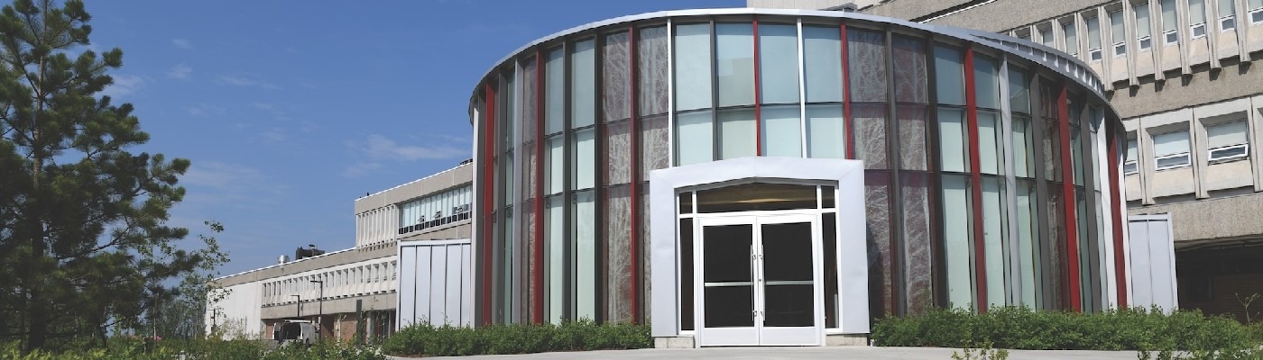 The outside of the Indigenous learning centre.