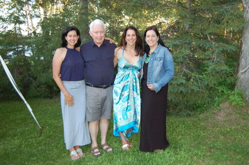  Reilly family taking a group picture 