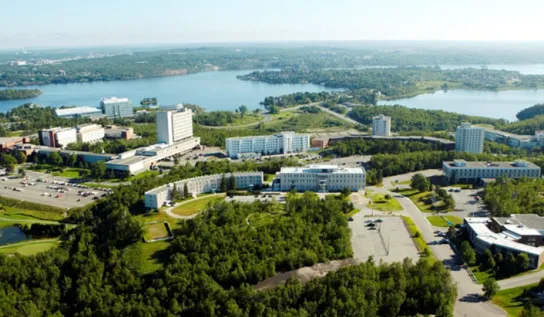Aerial view of Campus