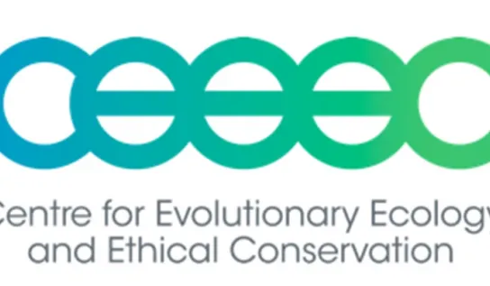 the logo for the centre for evolutionary ecology and ethical conservation