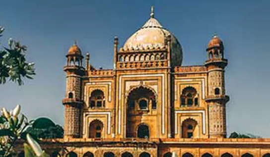 The Safdarjung Tomb Monument in New Delhi, India.