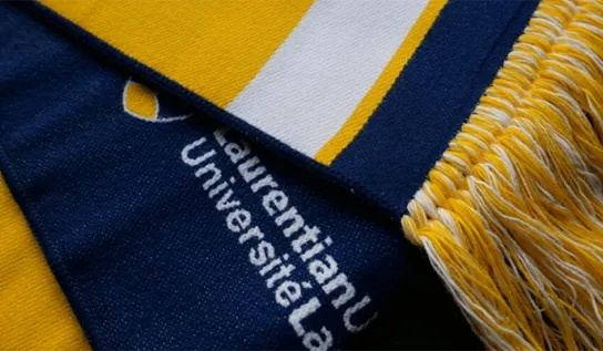 A Laurentian University scarf.