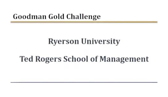 2017 Ryserson Presentation