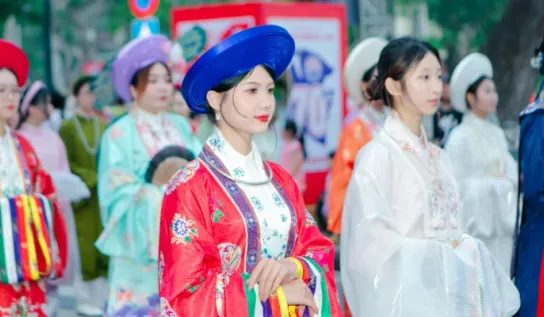 People celebrating asian heritage