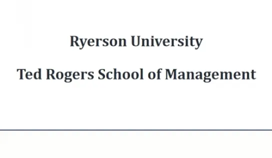 2017 Ted Rogers School of Management – Presentation