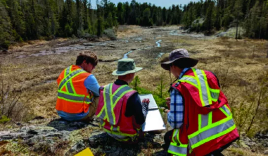 Laurentian University researchers in the field.