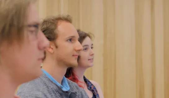 Students in a classroom