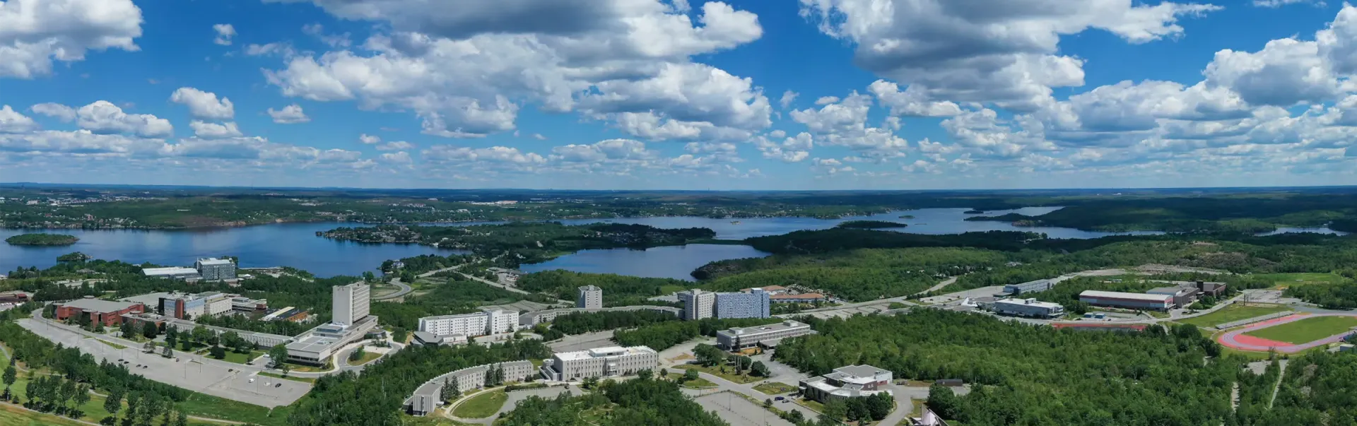 Laurentian University Campus - Ariel Summer