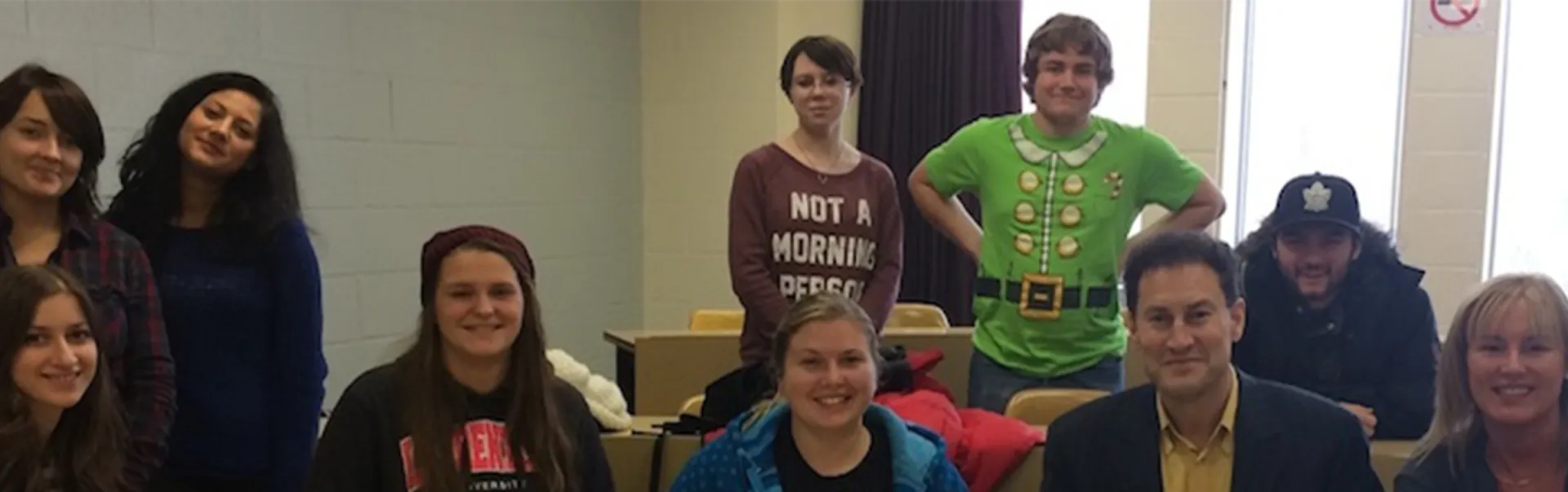 Students in class.