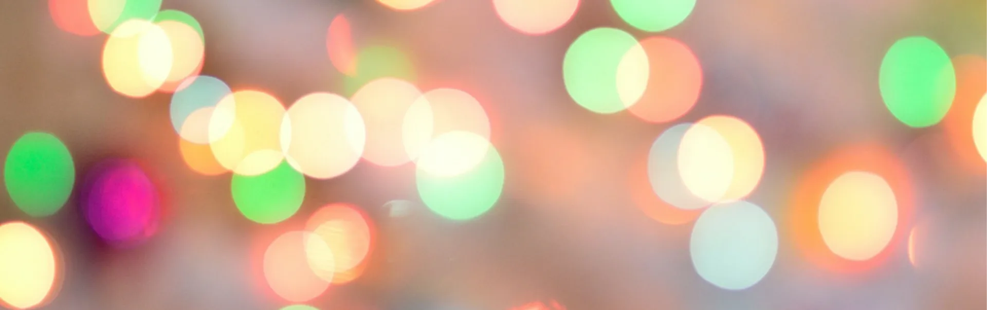 Lights blurred.
