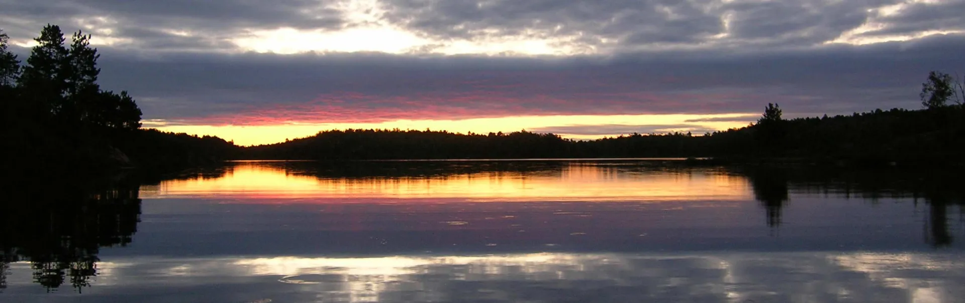 A sunset view