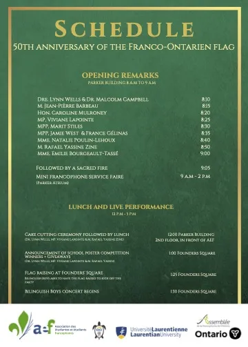 Detailed Schedule for the day