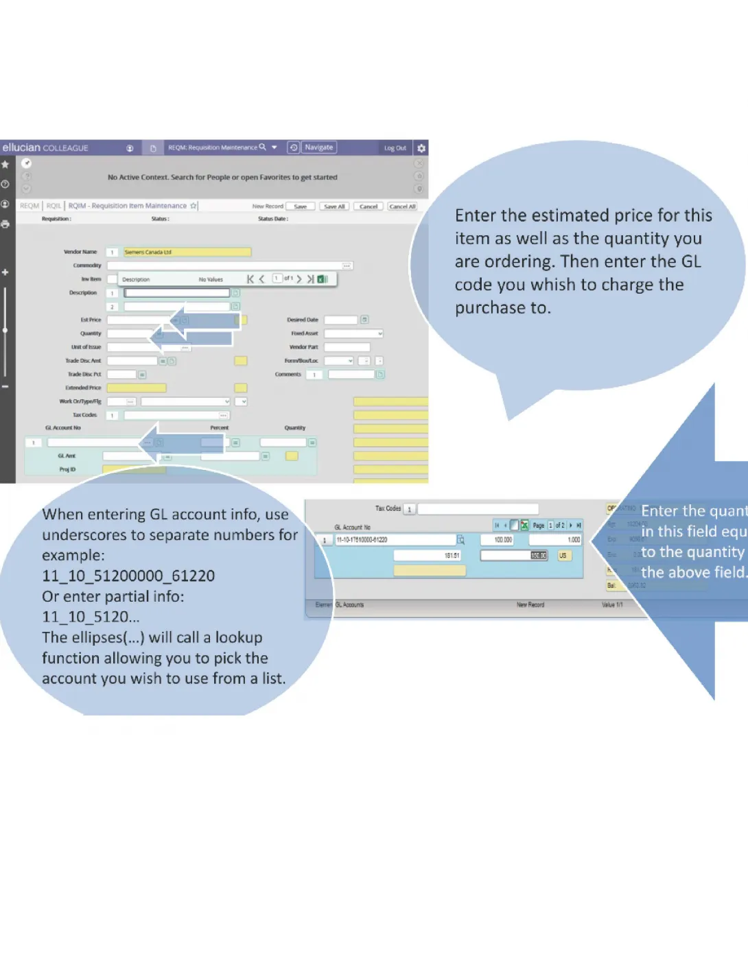 How to Enter a Requisition