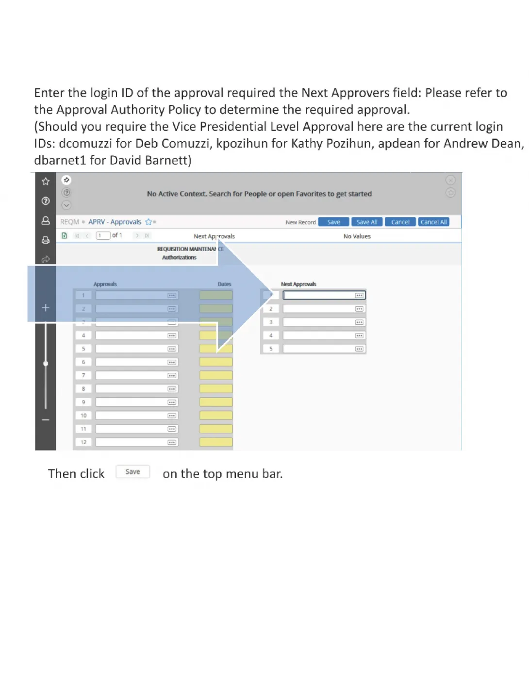 How to Enter a Requisition