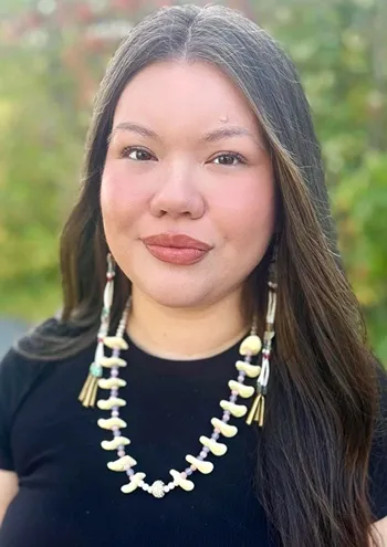 Hailey Sutherland, Administrative Assistant for the Indigenous Sharing and Learning Centre at Laurentian University.