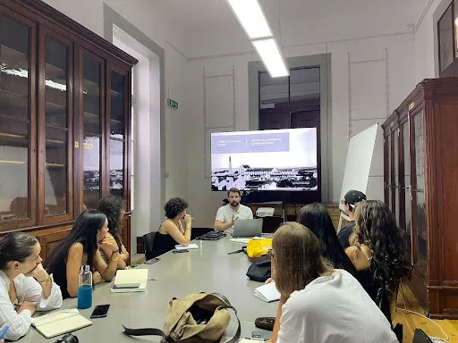Guest lecture with architecture students from the University of Coimbra. 