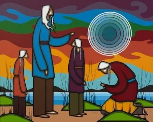 Painting by leland bell.